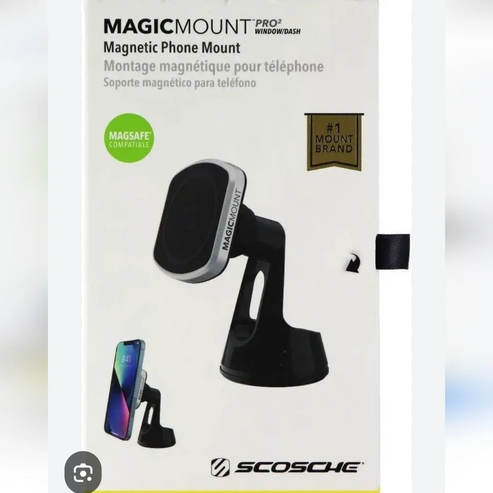 New Scosche Magic Mount Phone‎ Car Mount for Window, Dash or Any Flat Surface